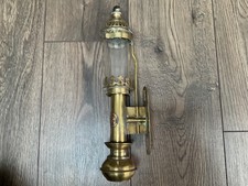  Vintage Brass Carriage Candle Lamp Great Western Railway GWR 