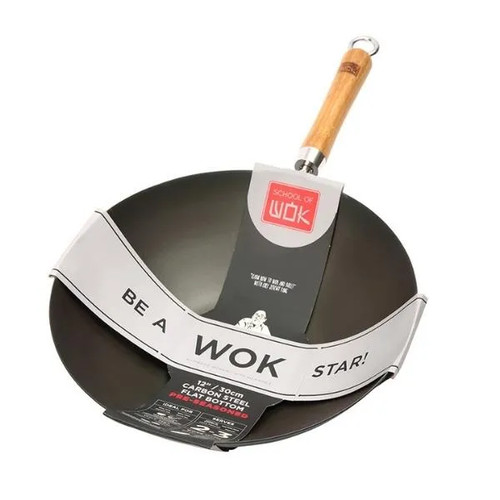 School wok 30cm - school,