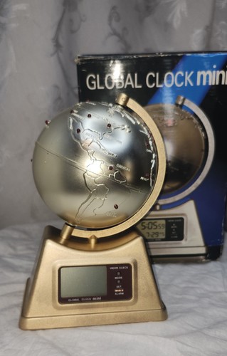 Globe clock world time - clock,