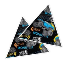 2x Triangle Shape Vinyl