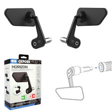 Oxford Horizon Motorcycle Bar End Mirror Right Left Universal Motorbike Pair