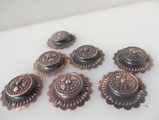 Antique Iron Picture Rail Hook Moulding Hanging Vintage Copper Plated - £4 each