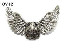 Steampunk brooch badge pin