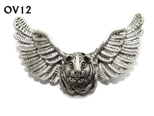 Steampunk brooch badge pin
