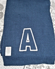 MENS BLUE SCARF WITH LETTER "A" BY MATALAN.