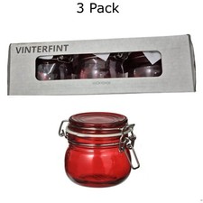Jar With Lid 3Pack Korken