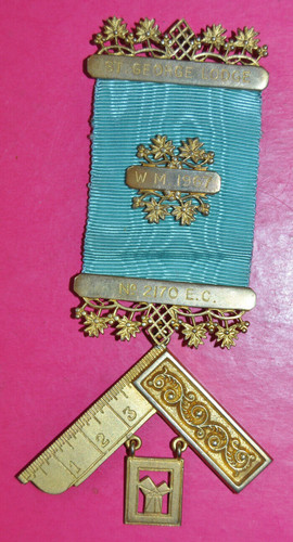 Masonic past master jewel st - past, master's