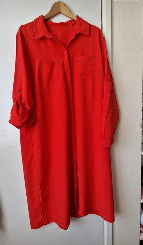 Primark shirt dress red - dress,