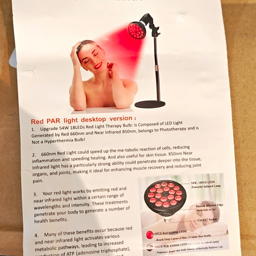 Inferred light therapy - light, lamp