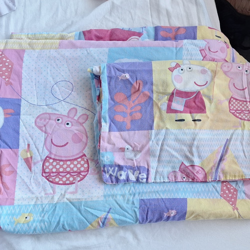 Peppa pig toddler cot bed - pig,