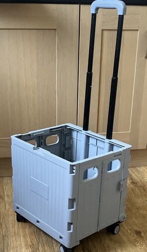 Grey folding wheeled - grey, storage