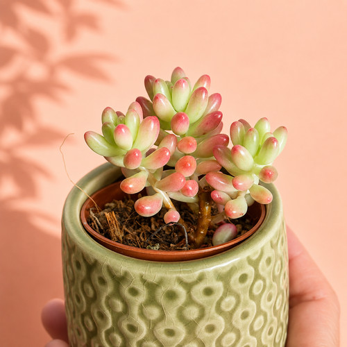 Sedum rubrotinctum aurora - rubrotinctum, |