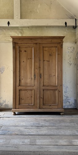 Antique solid pine linen - antique,