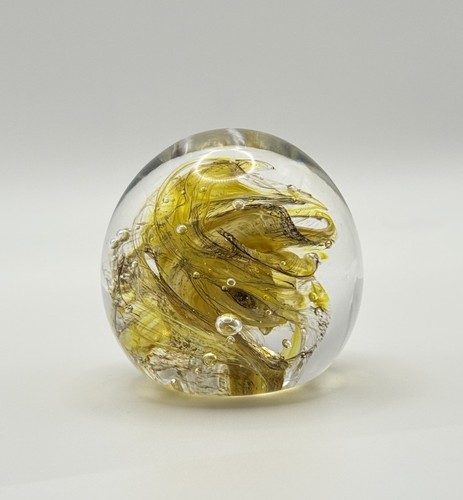 Paperweight vintage signed - paperweight,