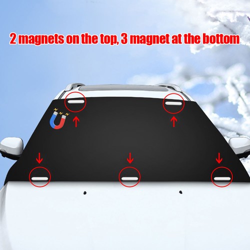 Magnet winter sunshade half - winter,
