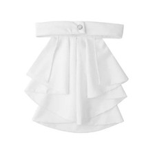 Elegant White Faux Collar with