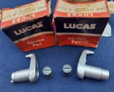 2x Genuine Land Rover Series Lucas FW2 Wiper Motor Handle & Nuts - 739199 NOS