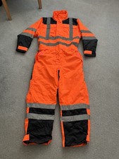 Dickies Winter Waterproof Lined Quilted Padded Coverall Tunnel Suit WARM Size M