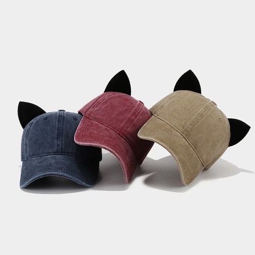 New cat ear baseball caps - cat,