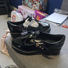 Yours Black Patent Mary Jane