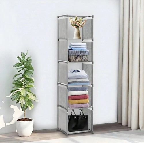 Narrow wooden shelf tier - narrow, 6