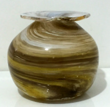UREDALE GLASS - Tim Simon - Hand Blown Vase - Vintage Studio Art Glass - Masham