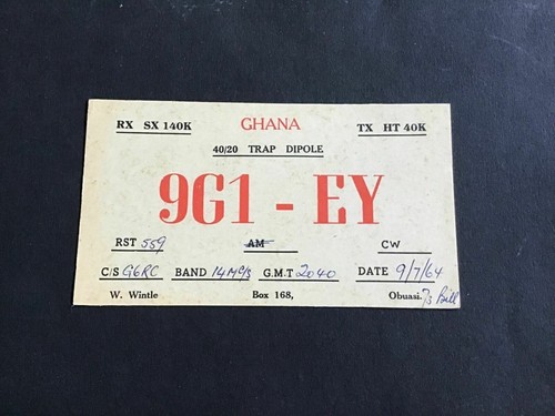 Vintage qsl radio - vintage,