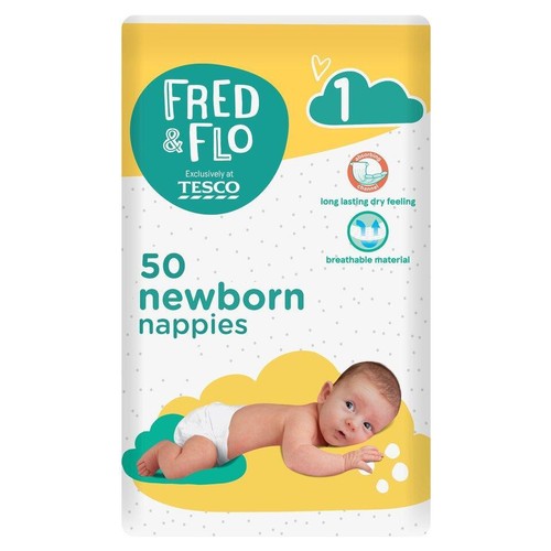 Fred flo size 1 nappies - fred,