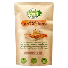 Organic Ginger & Turmeric Tea Bags | Caffeine-Free | Plastic-Free | Curcumin
