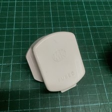 Vintage Mid-Century - MK 3 Pin Plug 13A Bakelite White Plug UK - 1 Plug