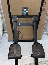 Indoor Stair Stepper Fitness Equipment with Handrail Black