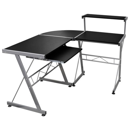 Corner computer desk black - desk,