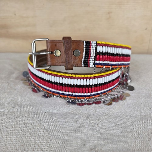 Vintage leather belt - vintage,