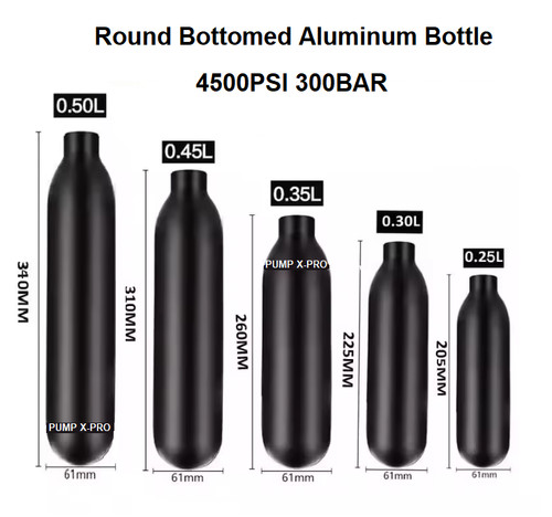 Hpa 4500psi 300bar scuba - 300bar, round