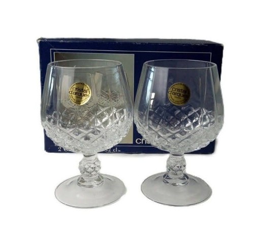 Vintage brandy balloon glasses - brandy,