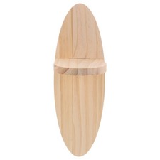 Oval Wooden Wall Shelf