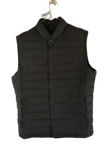 ZARA Black Quilted Gilet size