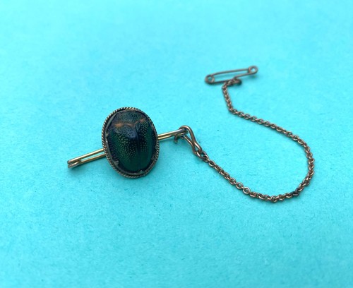 Antique vintage real scarab - /,