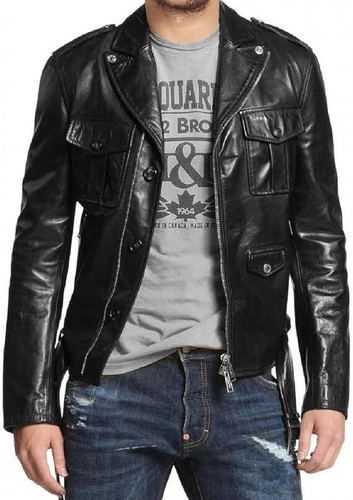 Men genuine lambskin leather - genuine,