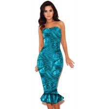 Sexy Blue Mermaid Costume