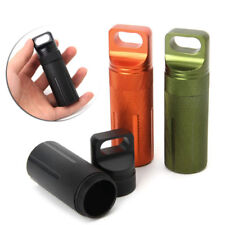 New Alloy Waterproof Capsule Holder Bottle Outdoor EDC Survival Case Container