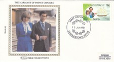 Princess Diana Royal Wedding Nevis Benham FDC 1981 (131609)