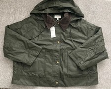 NEW M&S Ladies Khaki Waxed