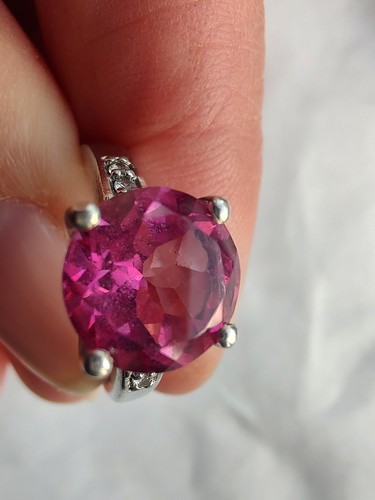 Sterling silver hot - silver, topaz