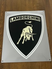 Lamborghini Enamel Dealer