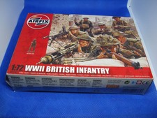 Airfix A01763 WWII British Infantry 1:72 Scale Plastic Figures on sprue. Red box