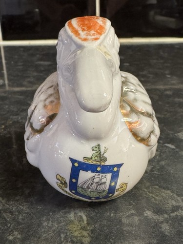 Antique crested china ryde - china,