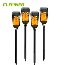 4x Solar Flame Lights LED