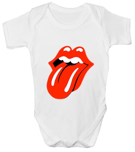 Personalised baby grow rock - baby,