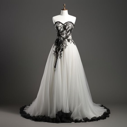 Vintage gothic sheath wedding - gothic,